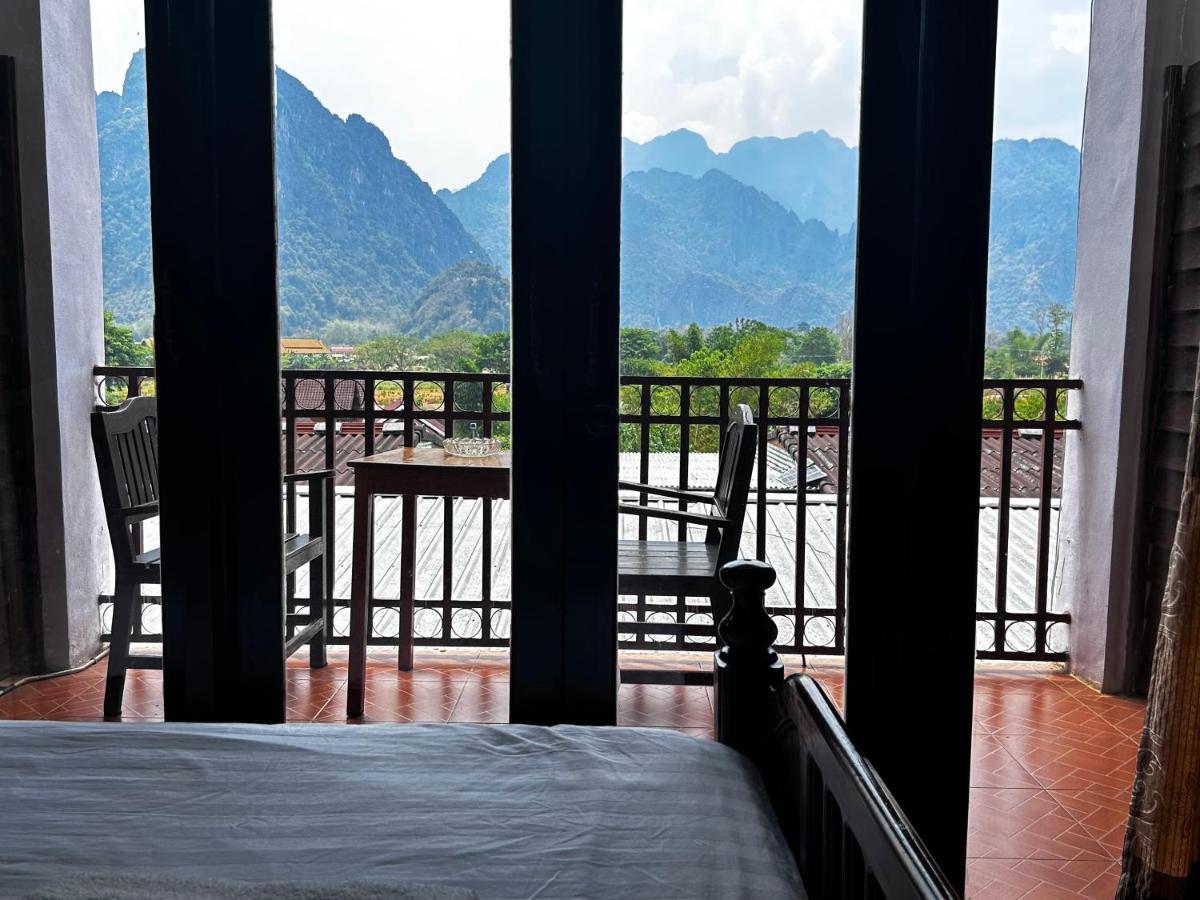 Domon Riverside Hotel Ванг-Виенг Экстерьер фото